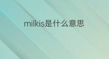 milkis是什么意思 milkis的翻译、读音、例句、中文解释