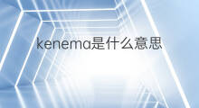kenema是什么意思 kenema的翻译、读音、例句、中文解释