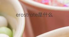 erostrate是什么意思 erostrate的翻译、读音、例句、中文解释