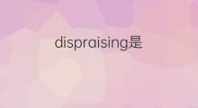 dispraising是什么意思 dispraising的翻译、读音、例句、中文解释