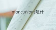 mancunians是什么意思 mancunians的翻译、读音、例句、中文解释