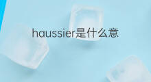 haussier是什么意思 haussier的翻译、读音、例句、中文解释