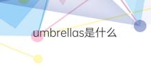umbrellas是什么意思 umbrellas的翻译、读音、例句、中文解释
