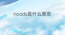 noads是什么意思 noads的翻译、读音、例句、中文解释
