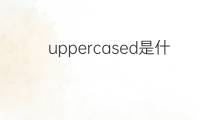 uppercased是什么意思 uppercased的翻译、读音、例句、中文解释