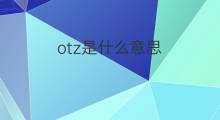 otz是什么意思 otz的翻译、读音、例句、中文解释