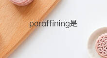 paraffining是什么意思 paraffining的翻译、读音、例句、中文解释