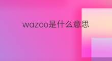 wazoo是什么意思 wazoo的翻译、读音、例句、中文解释
