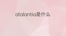 atalantia是什么意思 atalantia的中文翻译、读音、例句