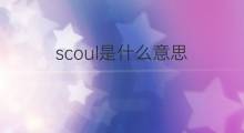 scoul是什么意思 scoul的中文翻译、读音、例句