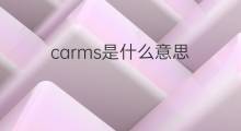 carms是什么意思 carms的中文翻译、读音、例句