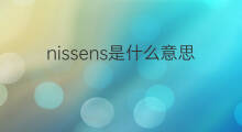 nissens是什么意思 nissens的中文翻译、读音、例句