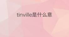 tinville是什么意思 tinville的翻译、读音、例句、中文解释