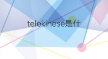 telekinese是什么意思 telekinese的中文翻译、读音、例句