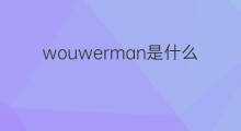 wouwerman是什么意思 wouwerman的中文翻译、读音、例句