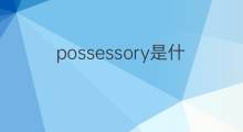 possessory是什么意思 possessory的中文翻译、读音、例句