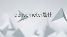 densometer是什么意思 densometer的中文翻译、读音、例句