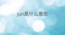 jun是什么意思 jun的中文翻译、读音、例句