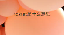 tastet是什么意思 tastet的中文翻译、读音、例句