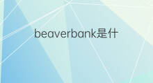 beaverbank是什么意思 beaverbank的中文翻译、读音、例句