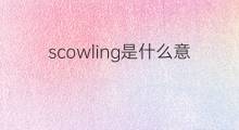 scowling是什么意思 scowling的翻译、读音、例句、中文解释