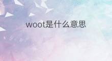 woot是什么意思 英文名woot的翻译、发音、来源