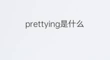 prettying是什么意思 prettying的中文翻译、读音、例句