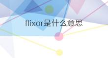 flixor是什么意思 flixor的中文翻译、读音、例句