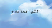 enamouring是什么意思 enamouring的中文翻译、读音、例句