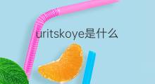 uritskoye是什么意思 uritskoye的中文翻译、读音、例句
