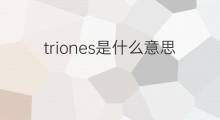 triones是什么意思 triones的中文翻译、读音、例句