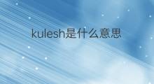 kulesh是什么意思 kulesh的中文翻译、读音、例句