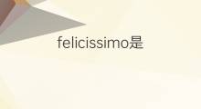 felicissimo是什么意思 felicissimo的中文翻译、读音、例句