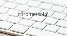 nitromersol是什么意思 nitromersol的中文翻译、读音、例句