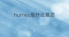 hurries是什么意思 hurries的中文翻译、读音、例句