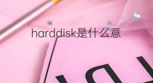 harddisk是什么意思 harddisk的中文翻译、读音、例句