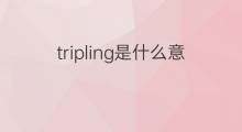 tripling是什么意思 tripling的中文翻译、读音、例句