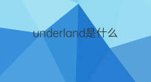 underland是什么意思 underland的中文翻译、读音、例句