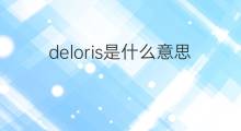 deloris是什么意思 deloris的翻译、读音、例句、中文解释