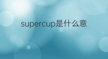 supercup是什么意思 supercup的中文翻译、读音、例句