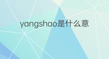 yangshao是什么意思 yangshao的翻译、读音、例句、中文解释