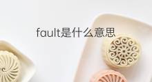 fault是什么意思 fault的中文翻译、读音、例句