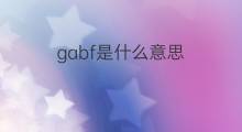 gabf是什么意思 gabf的翻译、读音、例句、中文解释