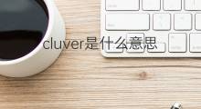 cluver是什么意思 英文名cluver的翻译、发音、来源