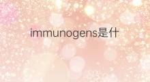 immunogens是什么意思 immunogens的中文翻译、读音、例句