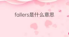 fallers是什么意思 fallers的中文翻译、读音、例句