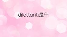 dilettanti是什么意思 dilettanti的中文翻译、读音、例句