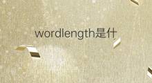 wordlength是什么意思 wordlength的中文翻译、读音、例句