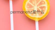 permanenz是什么意思 permanenz的中文翻译、读音、例句