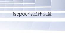 isopachs是什么意思 isopachs的中文翻译、读音、例句